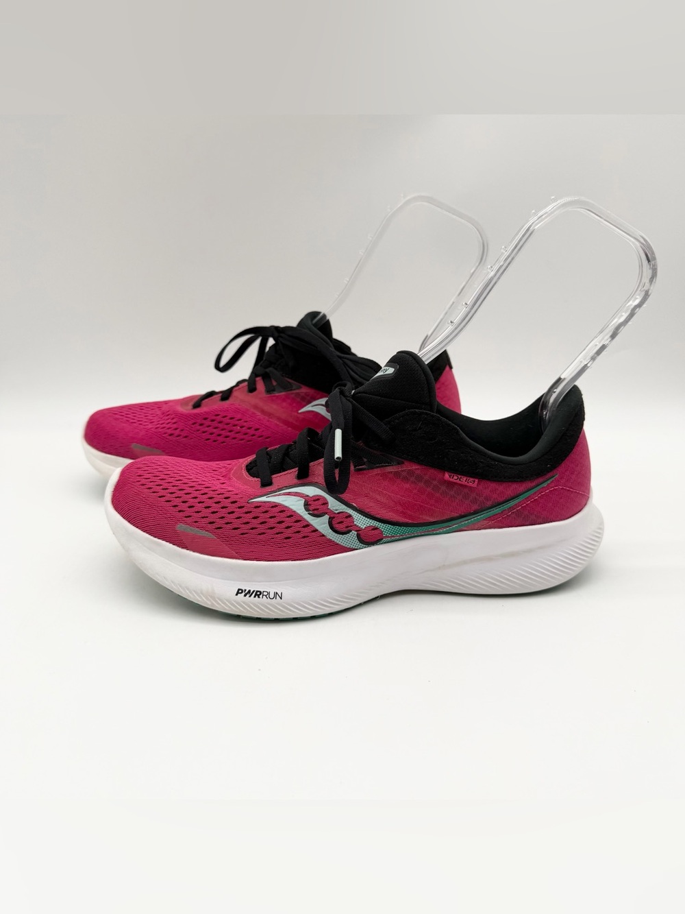 Saucony Women's Ride 16 Athletic Synthetic Mesh Running Shoes PwrRun FormFit 11